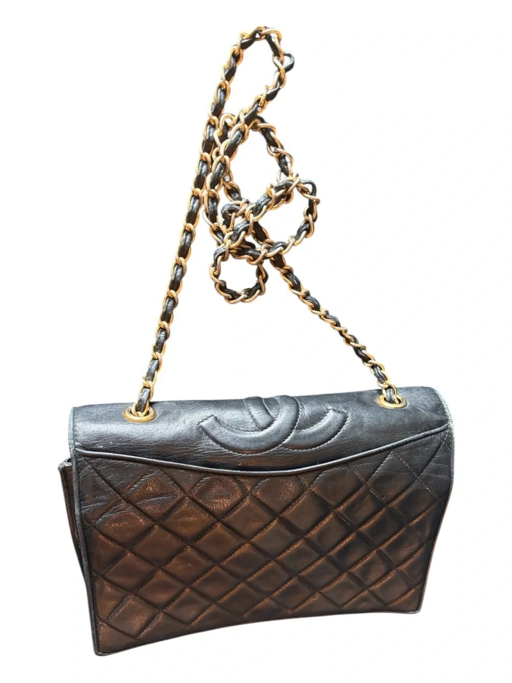Vintage Chanel Classic Flap Shoulder Bag 1st Series